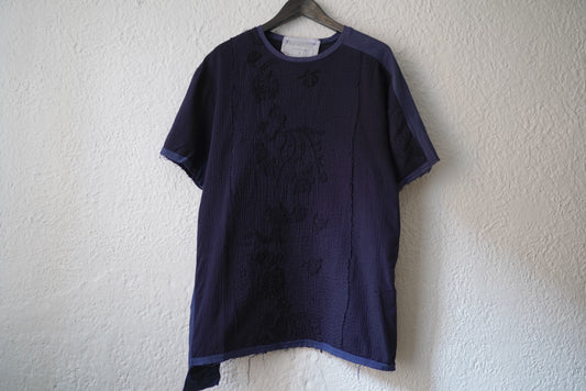 刺繍刺し子Tシャツ / by Walid(バイウォリッド)