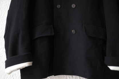 25AW JACKET029 WORKERS JACKET Super180's Wool ダブルワーカーズジャケット / calmlence(カームレンス)