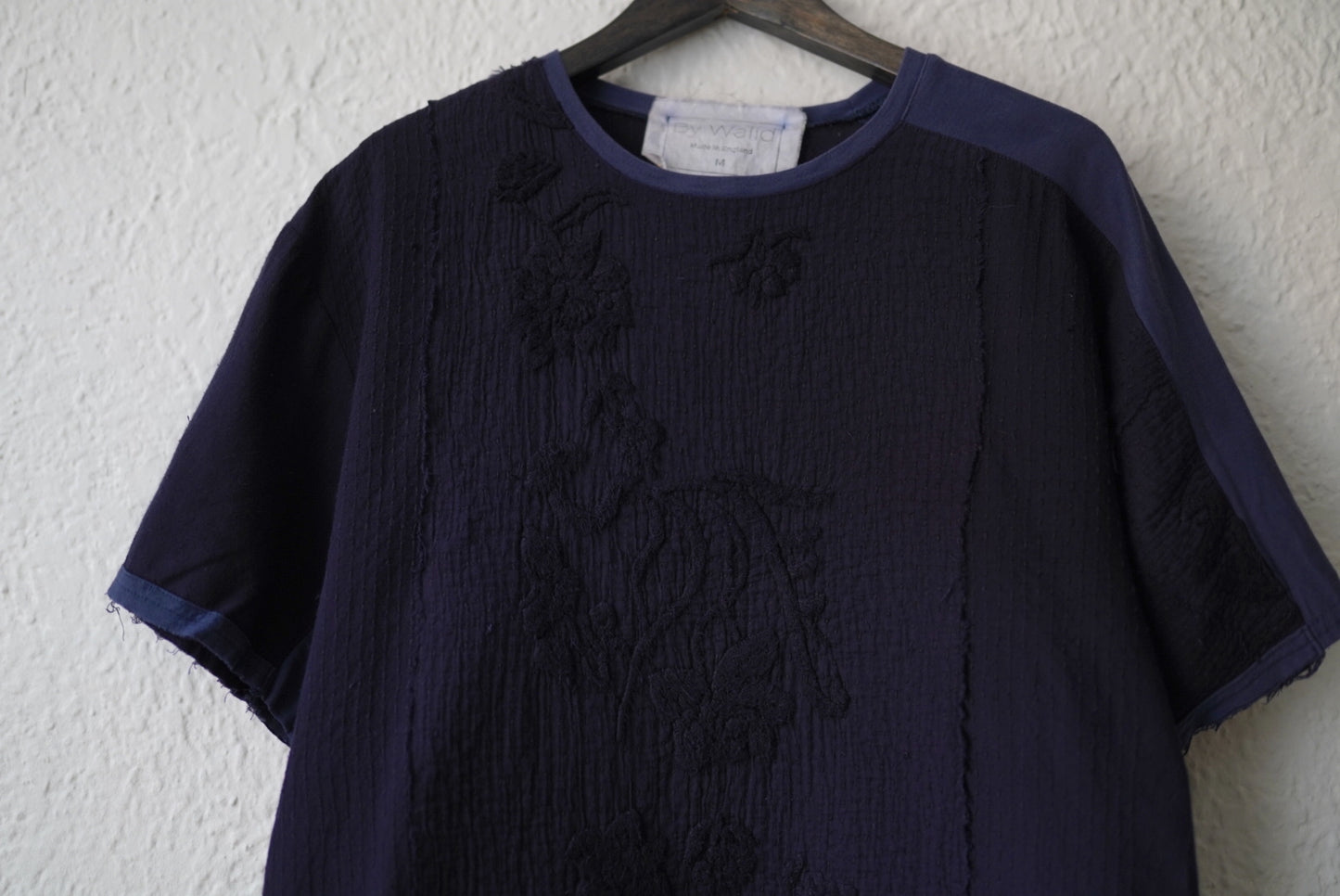 刺繍刺し子Tシャツ / by Walid(バイウォリッド)