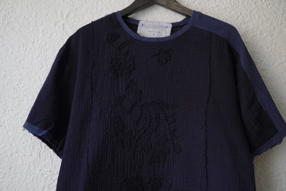 刺繍刺し子Tシャツ / by Walid(バイウォリッド)