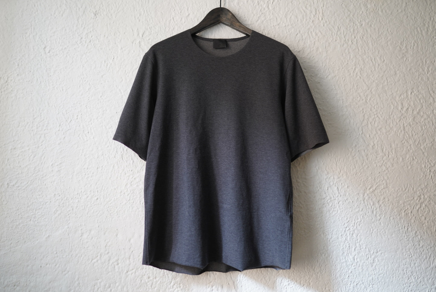 フリーカット強撚ポンチTシャツ グレー / 山内