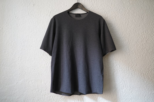 フリーカット強撚ポンチTシャツ グレー / 山内