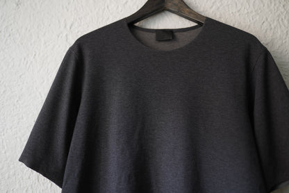 フリーカット強撚ポンチTシャツ グレー / 山内