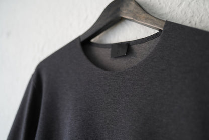 フリーカット強撚ポンチTシャツ グレー / 山内