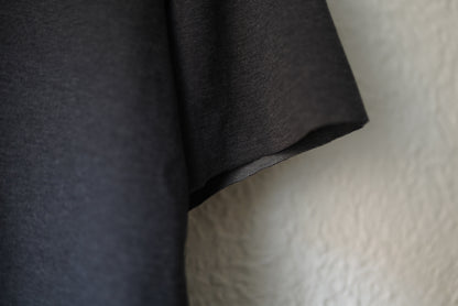 フリーカット強撚ポンチTシャツ グレー / 山内