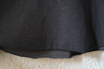 フリーカット強撚ポンチTシャツ グレー / 山内