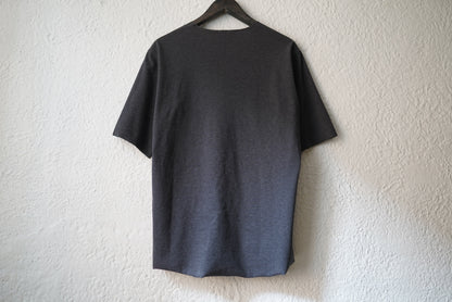 フリーカット強撚ポンチTシャツ グレー / 山内