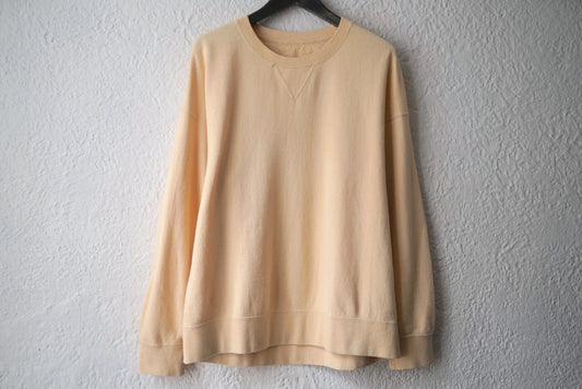 21AW JUMBO SWEAT L/S コットンカシミヤクルーネックスウェットトップス アイボリー / visvim(ヴィズヴィム)