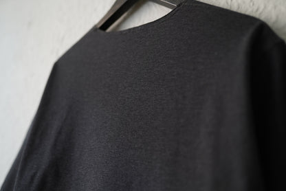 フリーカット強撚ポンチTシャツ グレー / 山内