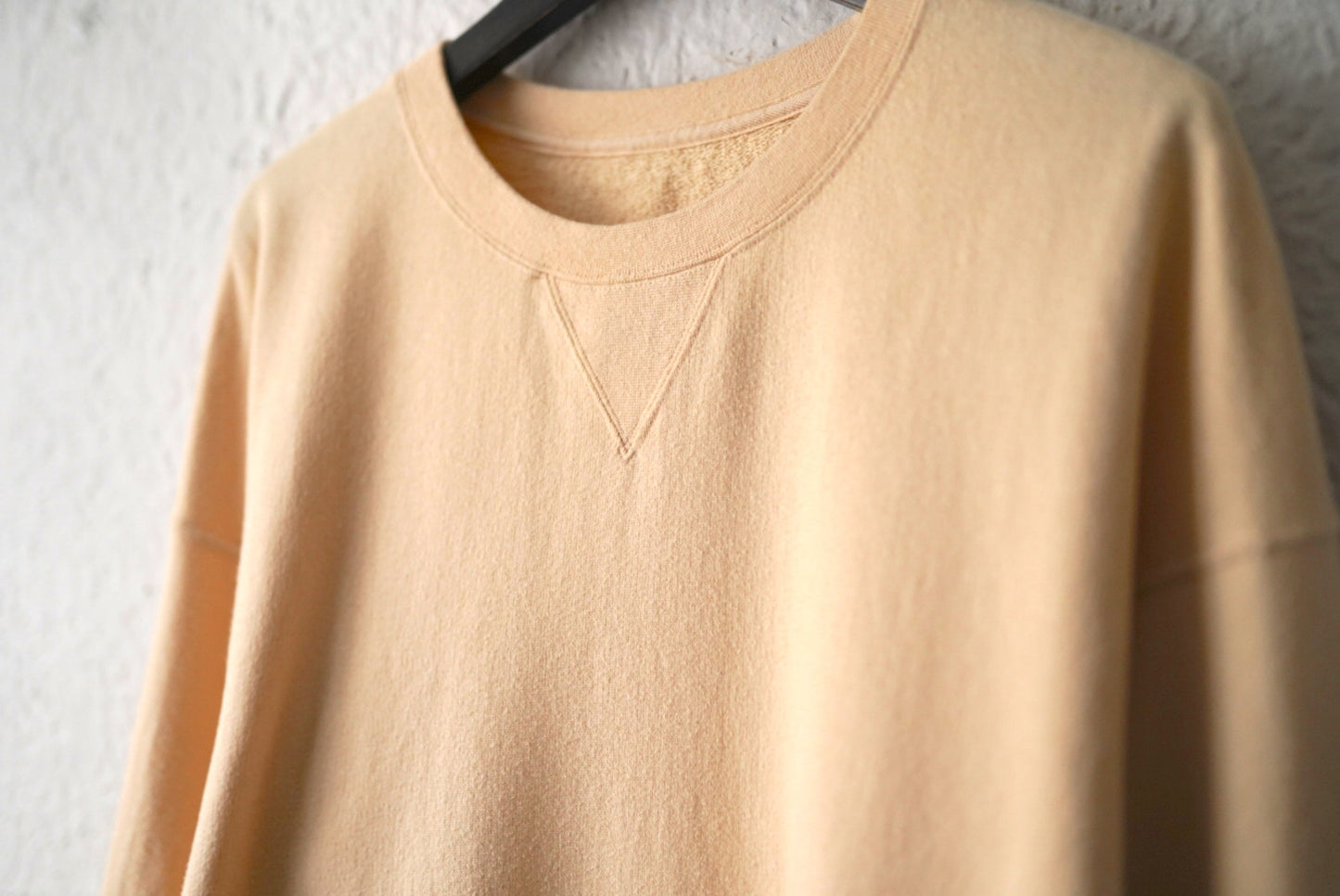 21AW JUMBO SWEAT L/S コットンカシミヤクルーネックスウェットトップス アイボリー / visvim(ヴィズヴィム)