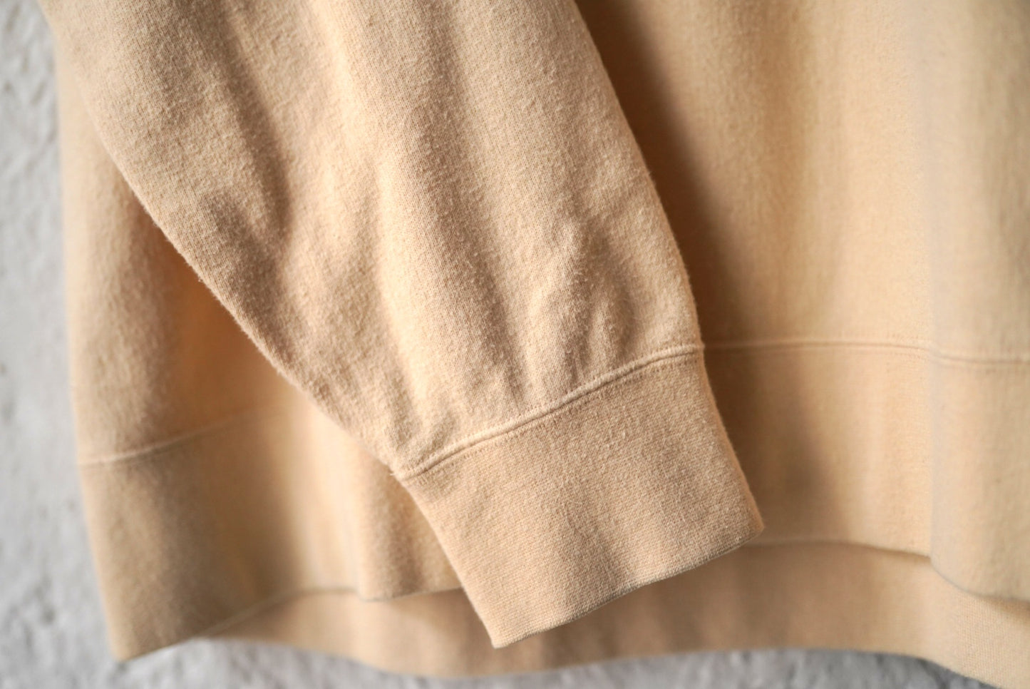 21AW JUMBO SWEAT L/S コットンカシミヤクルーネックスウェットトップス アイボリー / visvim(ヴィズヴィム)