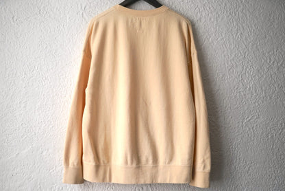 21AW JUMBO SWEAT L/S コットンカシミヤクルーネックスウェットトップス アイボリー / visvim(ヴィズヴィム)