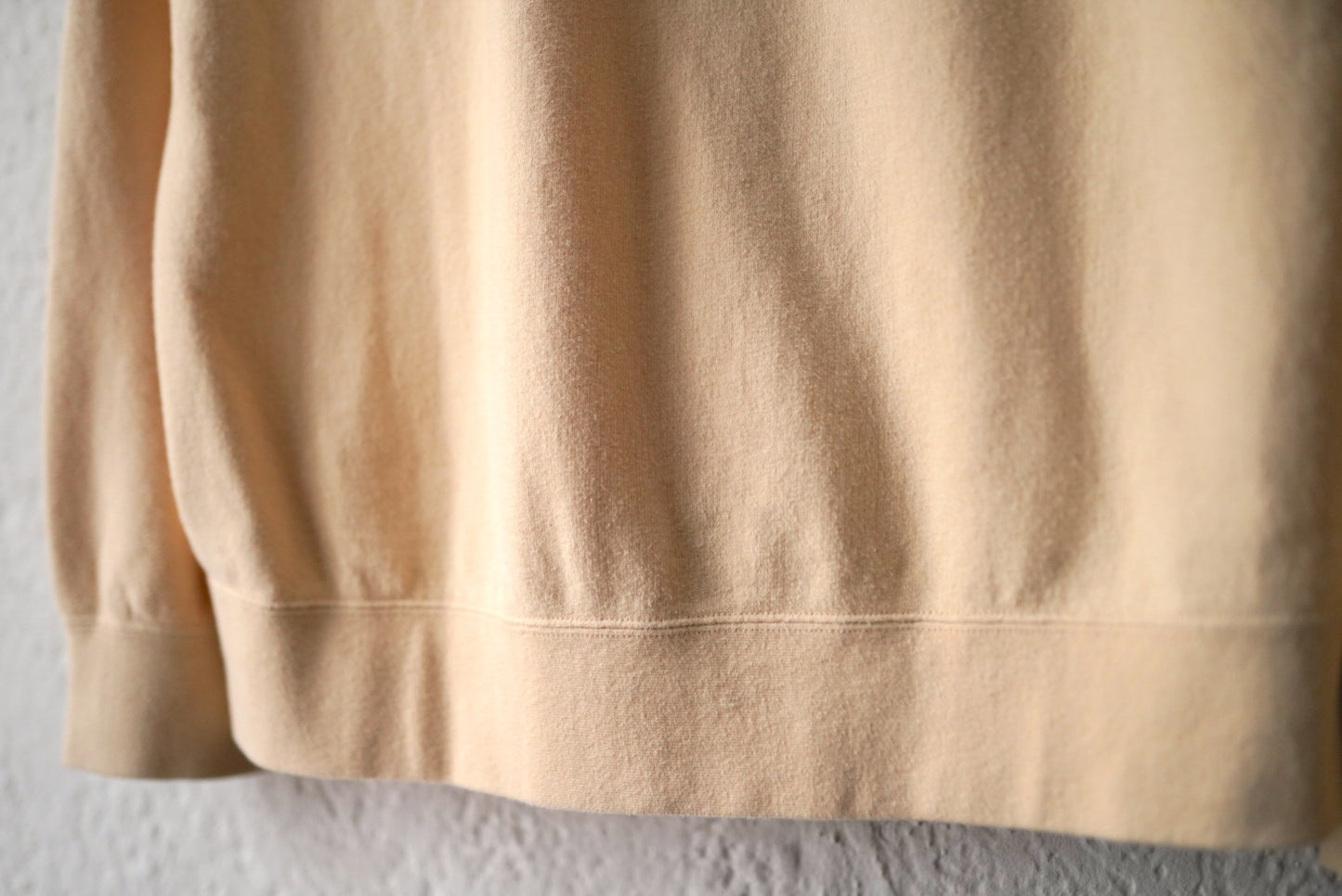21AW JUMBO SWEAT L/S コットンカシミヤクルーネックスウェットトップス アイボリー / visvim(ヴィズヴィム)