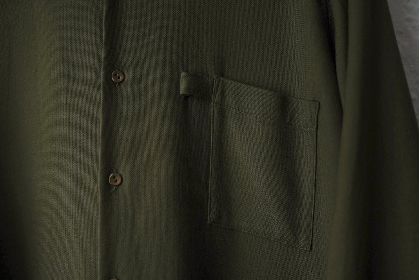 21AW No Collar Sleep Shirt ノーカラースリープシャツロングコート / Araki Yuu(アラキユウ)