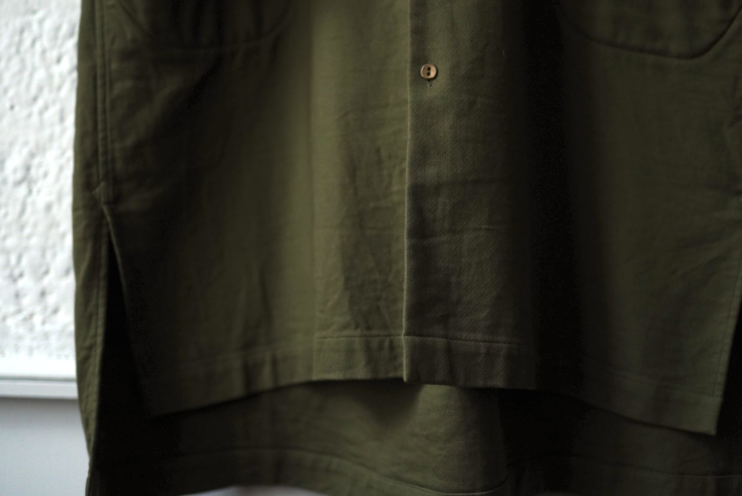 21AW No Collar Sleep Shirt ノーカラースリープシャツロングコート / Araki Yuu(アラキユウ)