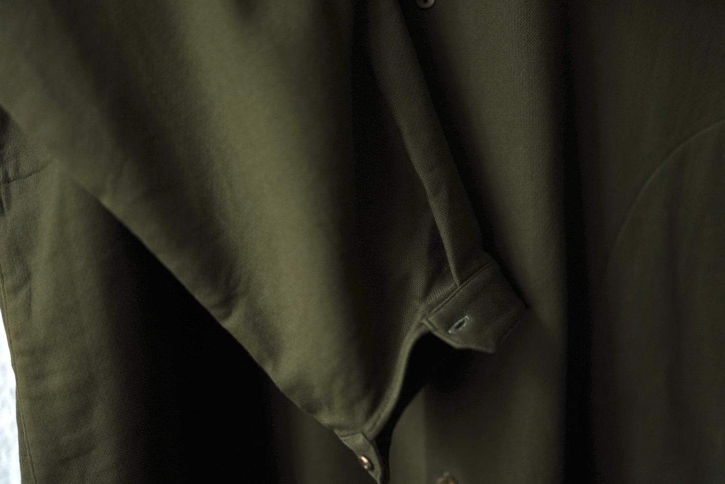 21AW No Collar Sleep Shirt ノーカラースリープシャツロングコート / Araki Yuu(アラキユウ)