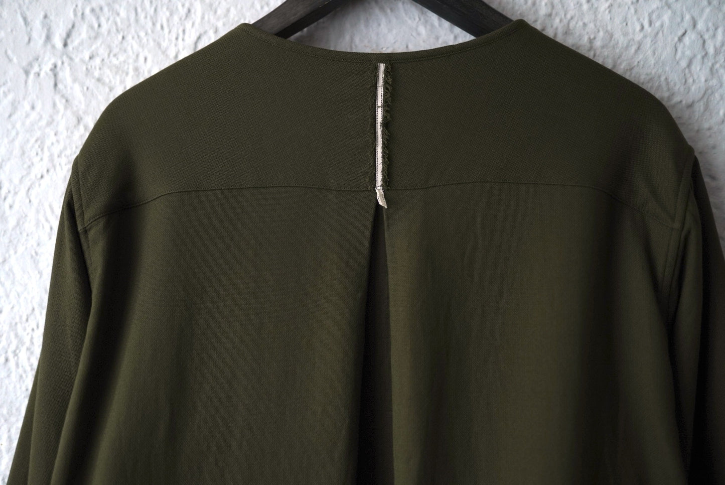 21AW No Collar Sleep Shirt ノーカラースリープシャツロングコート / Araki Yuu(アラキユウ)