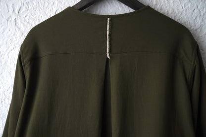 21AW No Collar Sleep Shirt ノーカラースリープシャツロングコート / Araki Yuu(アラキユウ)