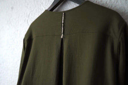 21AW No Collar Sleep Shirt ノーカラースリープシャツロングコート / Araki Yuu(アラキユウ)