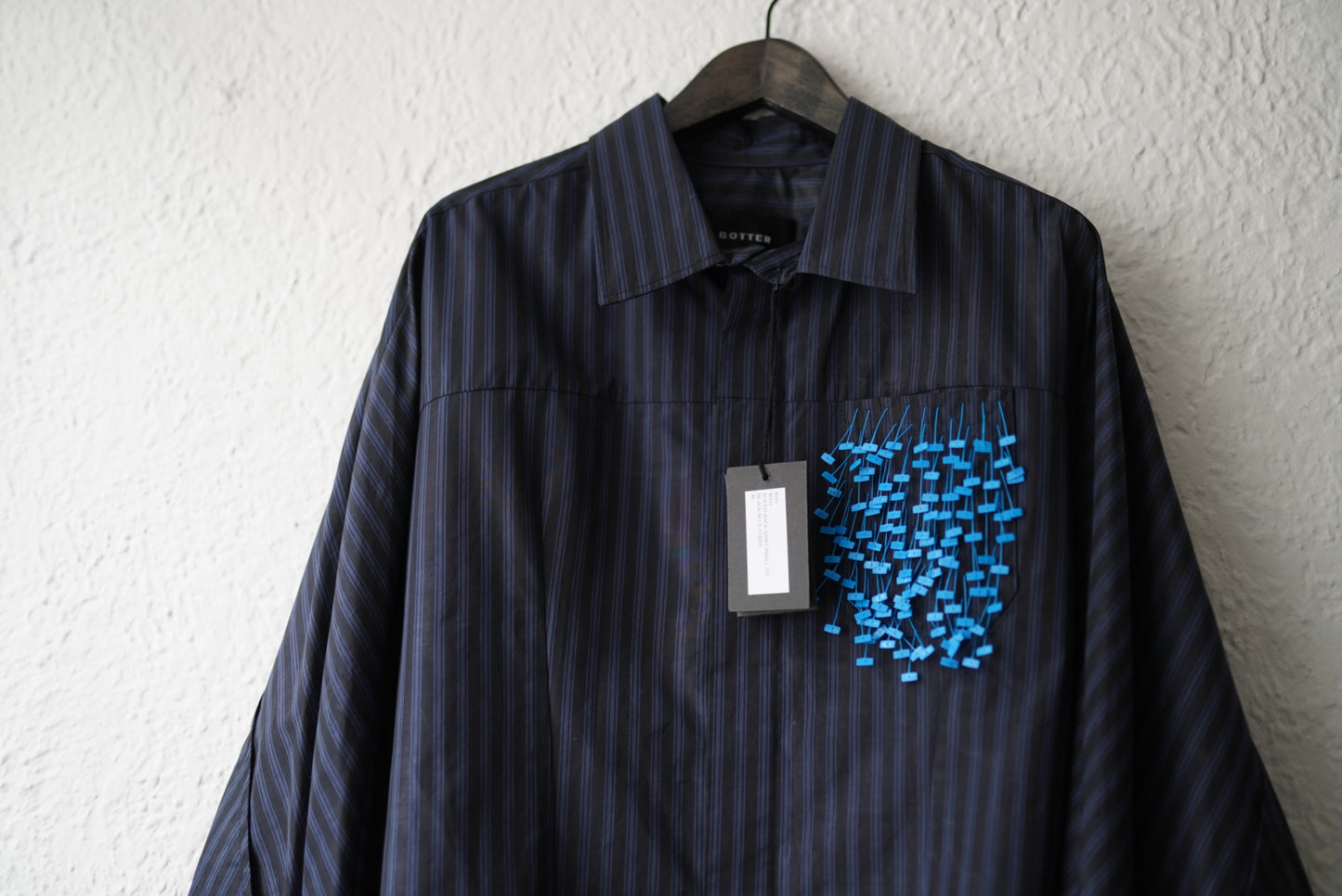 20AW ROUND BACK SHIRT ストライプシャツ / BOTTER(ボッター)