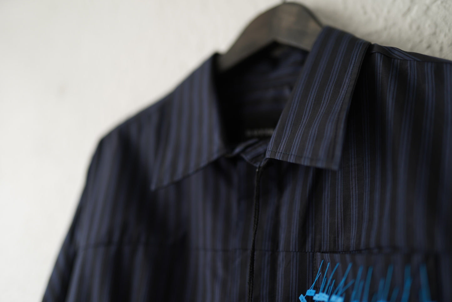 20AW ROUND BACK SHIRT ストライプシャツ / BOTTER(ボッター)