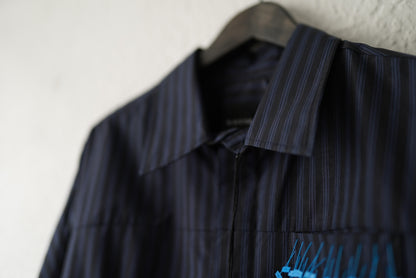 20AW ROUND BACK SHIRT ストライプシャツ / BOTTER(ボッター)