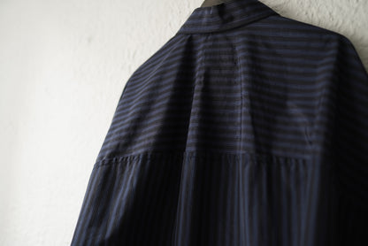 20AW ROUND BACK SHIRT ストライプシャツ / BOTTER(ボッター)
