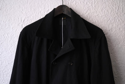 20AW 塩縮加工起毛リネンダブルワークジャケット / 山内