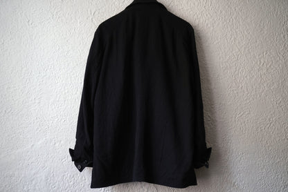 20AW 塩縮加工起毛リネンダブルワークジャケット / 山内