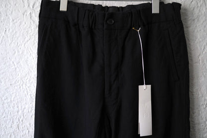 20AW 塩縮加工起毛リネンイージーパンツ / 山内