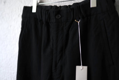 20AW 塩縮加工起毛リネンイージーパンツ / 山内