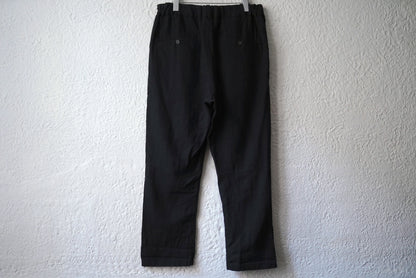 20AW 塩縮加工起毛リネンイージーパンツ / 山内