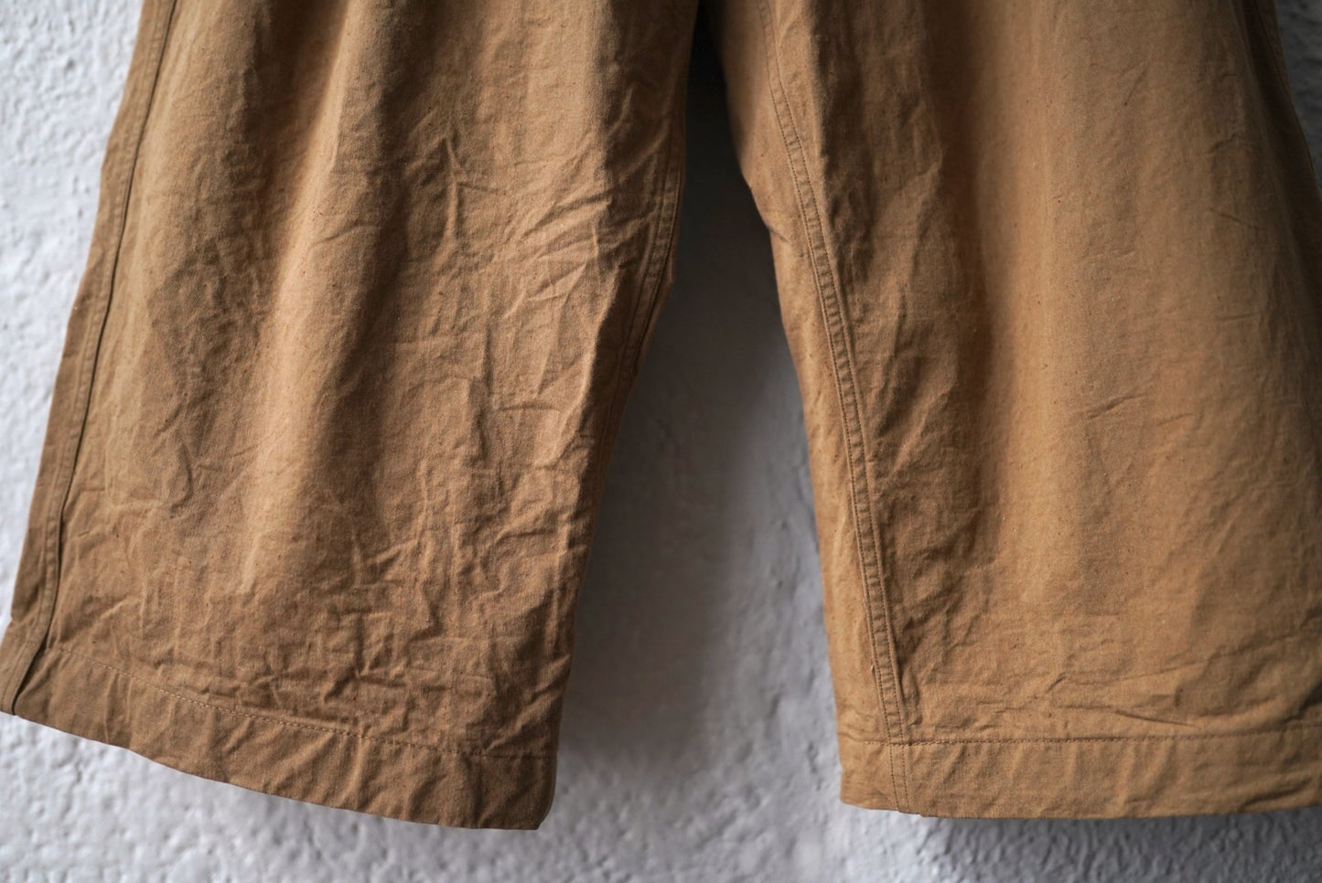23SS One Tuck Buckle Pant コットンタックトラウザーズパンツ / kaval(カヴァル)