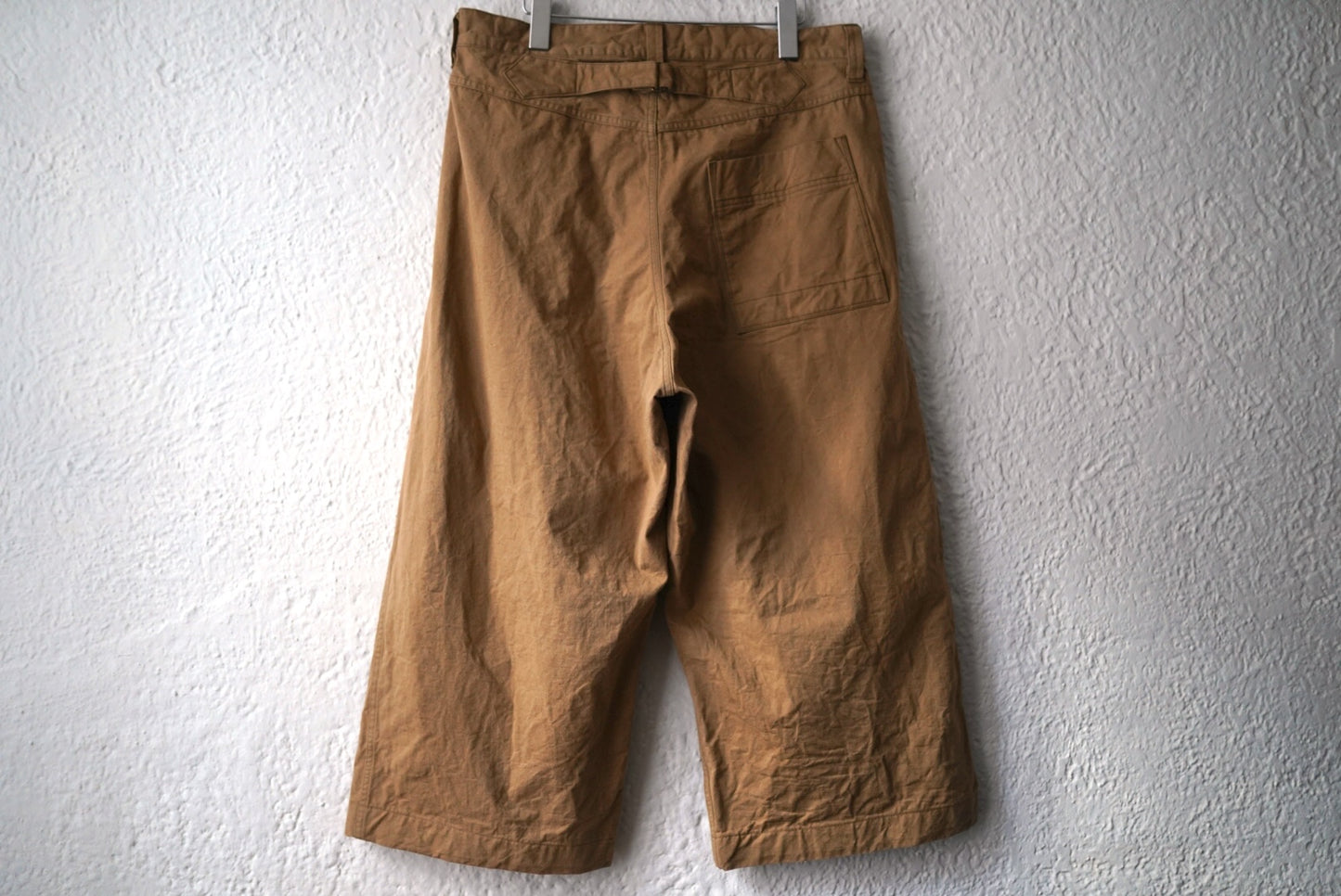 23SS One Tuck Buckle Pant コットンタックトラウザーズパンツ / kaval(カヴァル)
