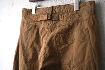 23SS One Tuck Buckle Pant コットンタックトラウザーズパンツ / kaval(カヴァル)