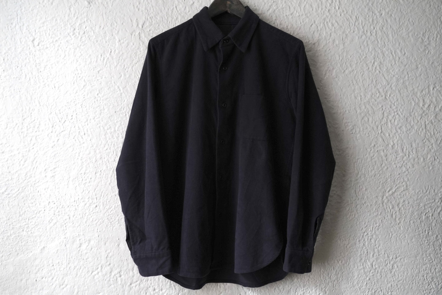 17SS REGULAR COLLAR SHIRTS コットンフランネルシャツ / un/unbient(アン アンビエント)