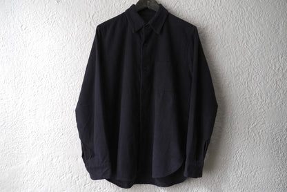 17SS REGULAR COLLAR SHIRTS コットンフランネルシャツ / un/unbient(アン アンビエント)
