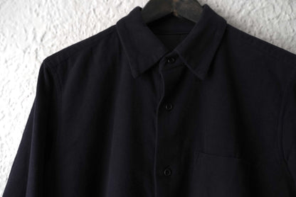17SS REGULAR COLLAR SHIRTS コットンフランネルシャツ / un/unbient(アン アンビエント)