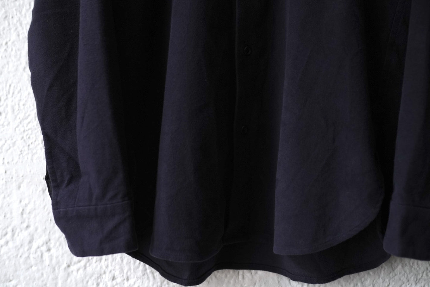 17SS REGULAR COLLAR SHIRTS コットンフランネルシャツ / un/unbient(アン アンビエント)