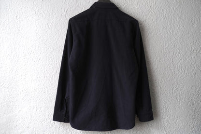 17SS REGULAR COLLAR SHIRTS コットンフランネルシャツ / un/unbient(アン アンビエント)