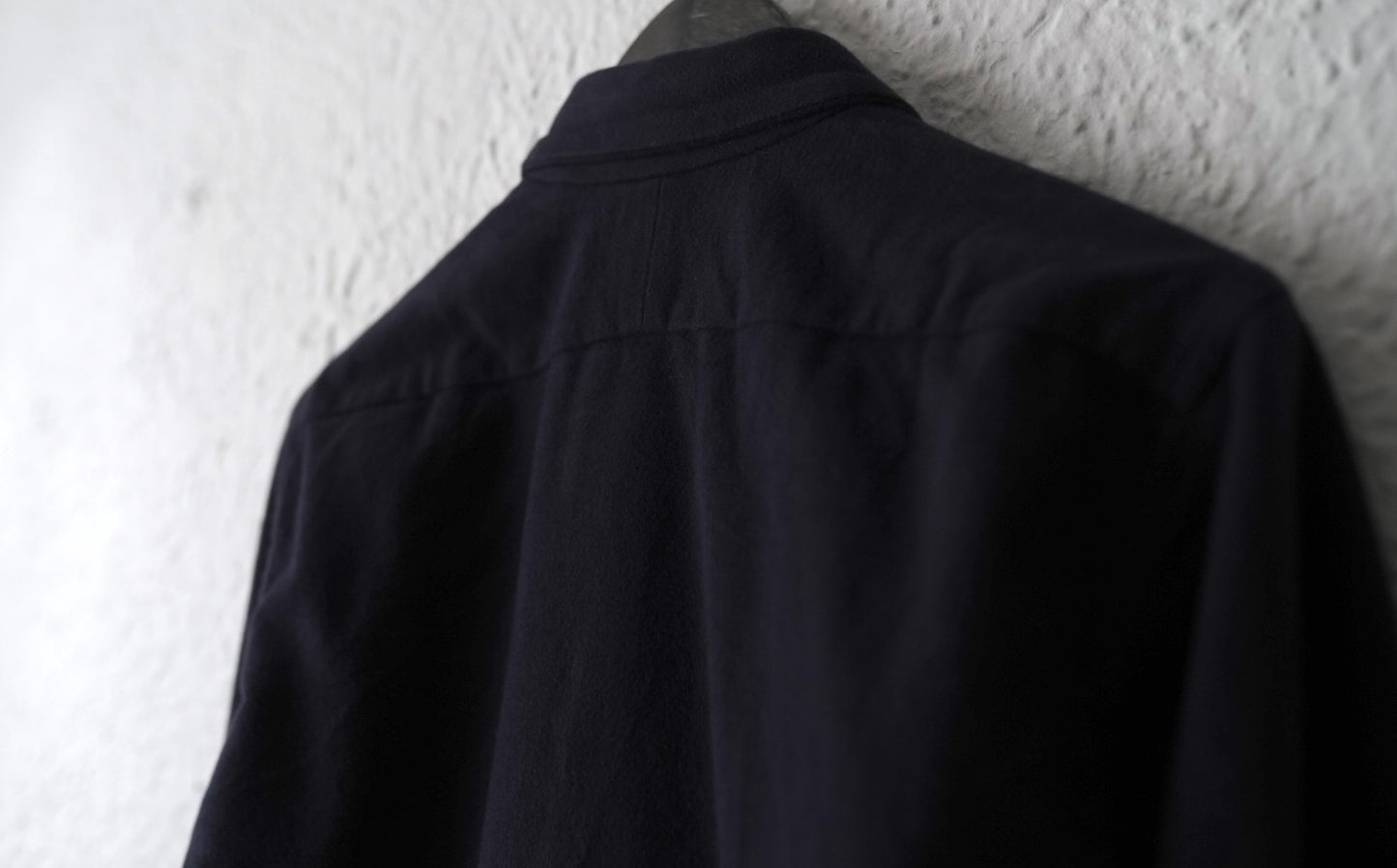 17SS REGULAR COLLAR SHIRTS コットンフランネルシャツ / un/unbient(アン アンビエント)
