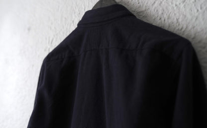 17SS REGULAR COLLAR SHIRTS コットンフランネルシャツ / un/unbient(アン アンビエント)