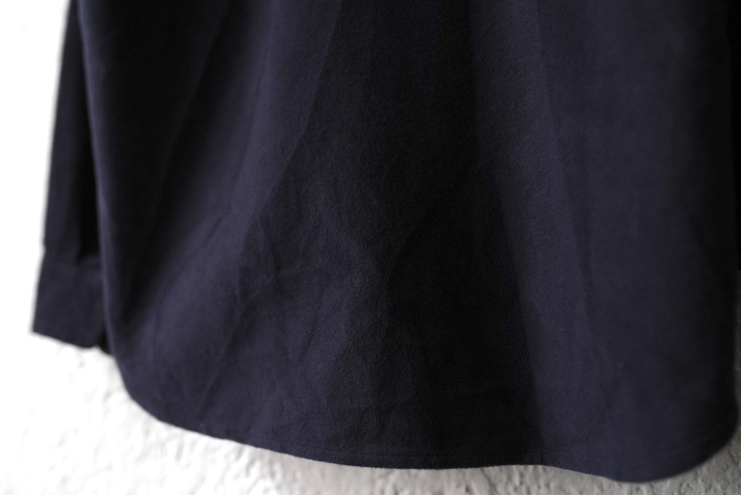 17SS REGULAR COLLAR SHIRTS コットンフランネルシャツ / un/unbient(アン アンビエント)