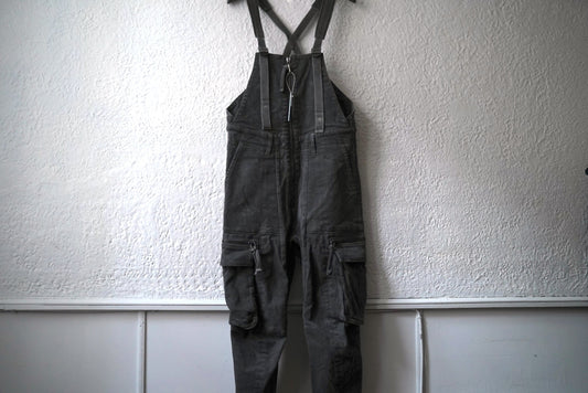 23SS Stretch Denim Cargo Overalls デニムオーバーオール つなぎ / D.HYGEN(ディーハイゲン)