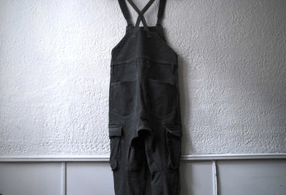 23SS Stretch Denim Cargo Overalls デニムオーバーオール つなぎ / D.HYGEN(ディーハイゲン)