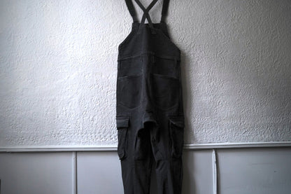 23SS Stretch Denim Cargo Overalls デニムオーバーオール つなぎ / D.HYGEN(ディーハイゲン)