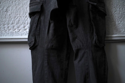 23SS Stretch Denim Cargo Overalls デニムオーバーオール つなぎ / D.HYGEN(ディーハイゲン)