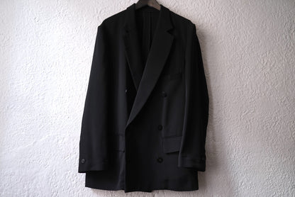 25AW Classic Rayon Tricotine Double Breasted Jacket テーラードジャケット / OVERCOAT(オーバーコート)