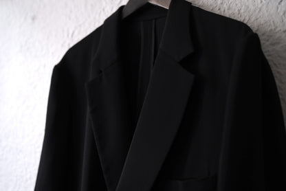 25AW Classic Rayon Tricotine Double Breasted Jacket テーラードジャケット / OVERCOAT(オーバーコート)