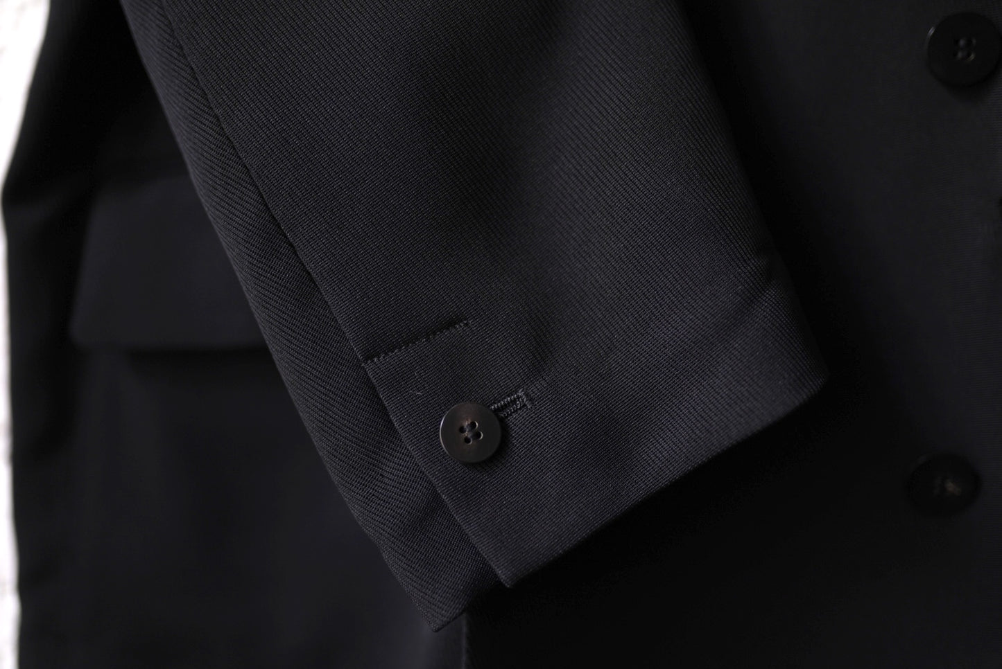 25AW Classic Rayon Tricotine Double Breasted Jacket テーラードジャケット / OVERCOAT(オーバーコート)